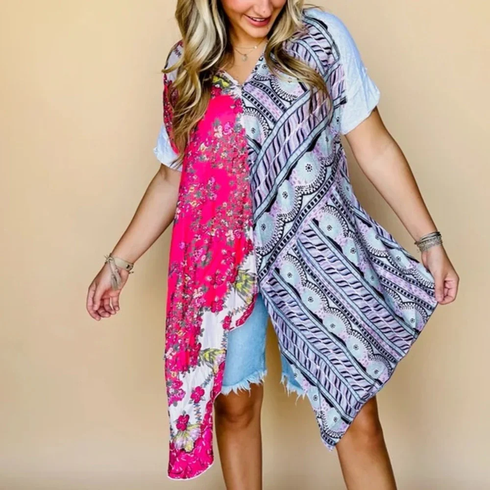 NWT Free People Pick Your Scarf Maxi Tee‎